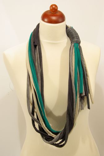 String Schal türkis